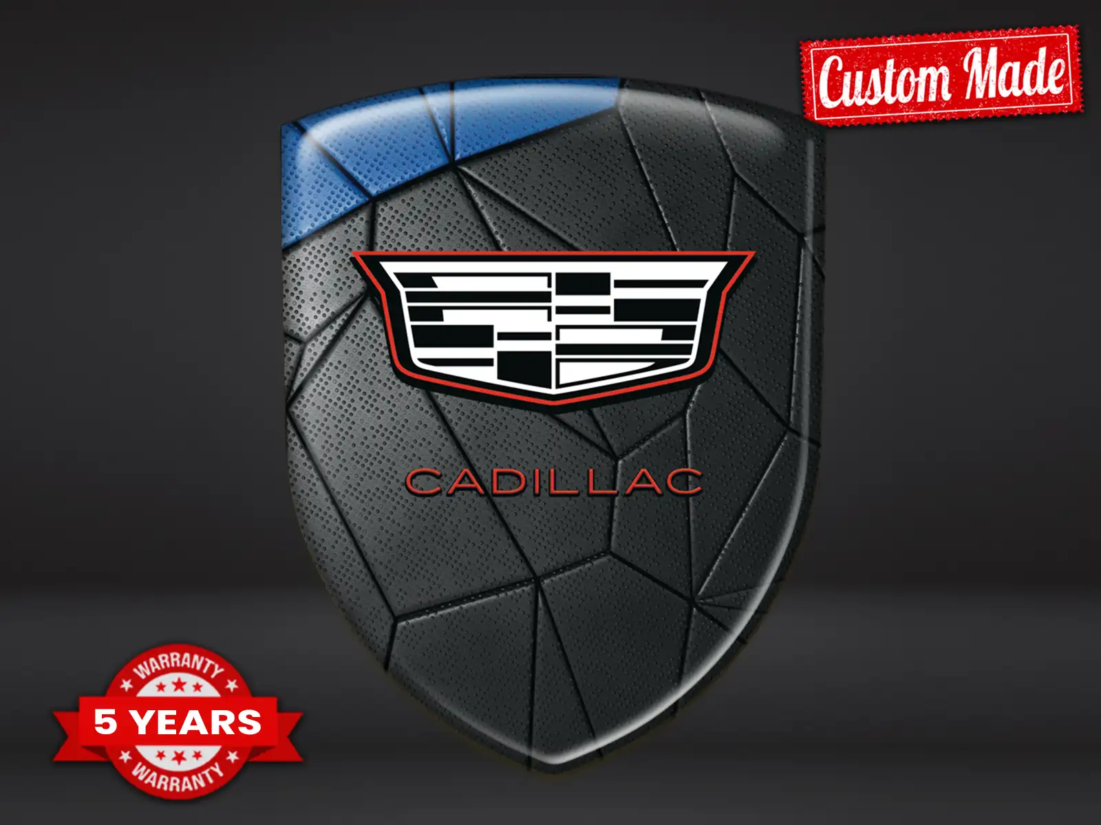 Cadillac Sticker Domes Exklusive Edition Edle Labels